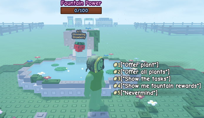 fairy event fountain